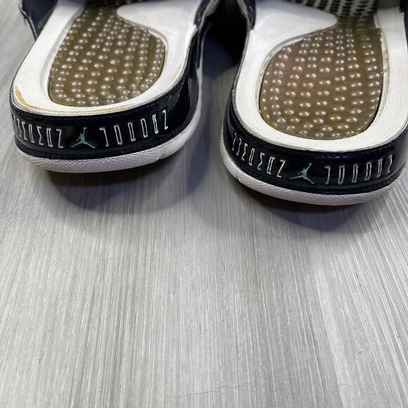 Nike Air Jordan 11 Hydro EASTER Slides Size 12 Emerald AA1336 117 Slide - Picture 6 of 16